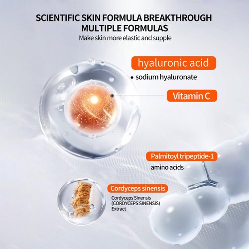 BLUE LOVE Vitamin C Serum Water- Hydrating Moisturizer for Men and Women, Nourishing Anti-Aging Facial Essence for Face, Revitalizing Skincare for All Skin Types.