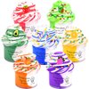 7 Pack Butter Slime Kit for Girls,Rainbow Slime Kits, Non-Sticky and Soft Slime for Boys, Scented Slime Party Favors, Birthday Gift, Stress Relief Toy for Kids.