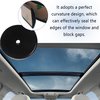 Car Windshield Seal Strip,Flexible Rubber Seal Strip Sunroof Seal Strip,Multifunctional Car Weather Stripping for Front & Rear Windshield,Sunroof,Small Window,Sliding Door(16.4Ft)