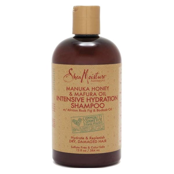 SheaMoisture Manuka Honey & Mafura Oil Shampoo 13 Ounce (Pack of 2)