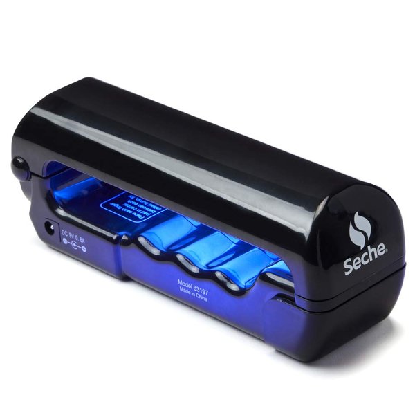 Seche Ultra-V UV Nail Dryer, Battery Operated Handheld Lamp, Batteries NOT included