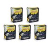 5 Packs Dragon Shield Classic Black Standard Size 100 ct Card Sleeves Value Bundle! …