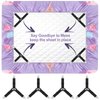 Nanateer Bed Sheet Fasteners, Triangle Sheet Straps Mattress Clips, 3 Way Fitted Bed Corner Holder Sheet Suspenders Grippers for Bedding Sheets, Mattress Covers, Sofa Cushion (4PCS)