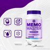 (2 Pack) Memo Master – Premium Daily Memory & Focus Support with a Natural Blend to Help Maintain Sharp Thinking and Concentration| Easy-to-Swallow MemoMaster Pills for Everyday Use (120 Capsules)