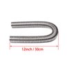 24" Stainless Steel Radiator Flexible Coolant Water Hose Kit with Caps Universal
