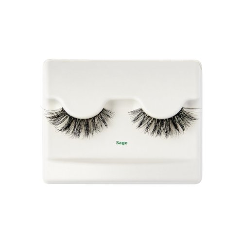 KISS Sister Nature, False Eyelashes, 'Sage', 12 mm, Includes 1 Pair Of Lash, Contact Lens Friendly, Easy to Apply, Reusable Strip Lashes