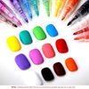 Nail Art Pens Set - Nail Polish Pens Graffiti Nail Dotting Tools Acrylic Paint Pens Drawing Painting Point Liner Pen for Nails Art Design Manicure Nail Pens for Salon DIY (12 Pcs Regular Color)