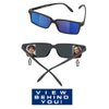 Zugar Land Top Secret Spy Glasses For Kids - Rear View Sunglasses. View Behind You! Detective Gadget. Perfect Party Favors. (1 Pack)
