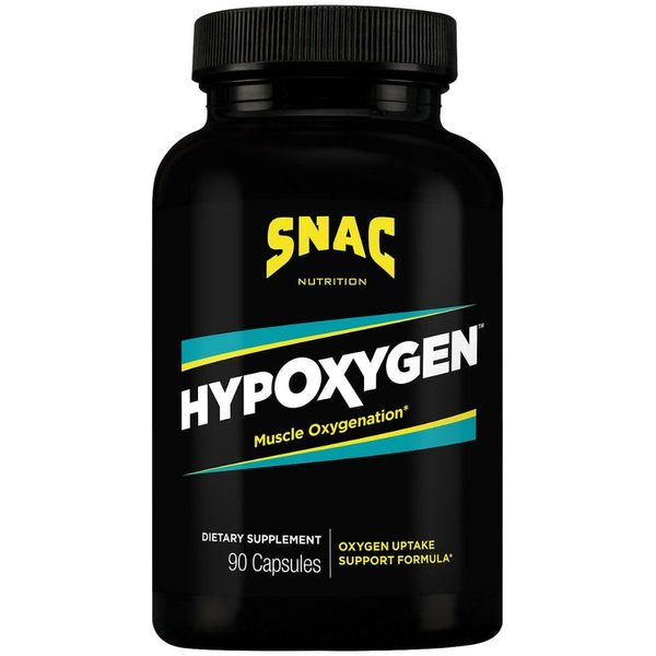 SNAC HypOxygen - Muscle Oxygenation Performance & Endurance Supplement, Improves the Body’s VO2 Max & Assists with Recovery from High-Repetition Exercise, 90 Veggie Capsules (45 Servings)