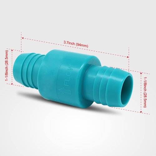 1 1/8 inch Check Valve, 1 1/8 inch Marine Bilge Pump Check Valve, 1 1/8" in-line one Way Valve, 1 1/8" Non Return Valve