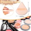 Pimoys 6 Pieces Powder Puff Soft Makeup Sponge Triangle Make Puff for Face Powder Cosmetic Foundation Sponge Beauty Makeup Tool, MultipleColors