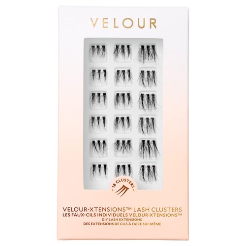 Velour Xtensions Eyelash Refills - Classic - False, Individual Vegan Lash Extensions - Lightweight, Fluffy, Reusable, Handmade Lashes - Wear up to 3 Weeks, Lash Clusters, Soft and Comfortable, All Eye Shapes