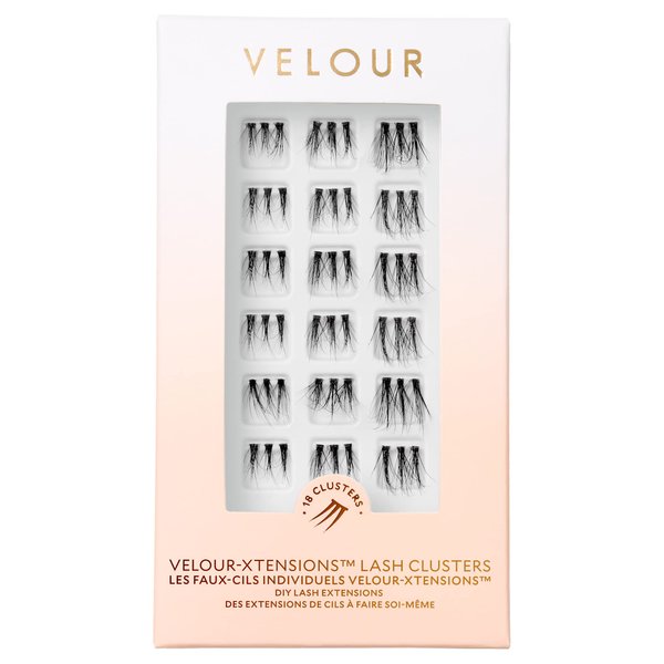 Velour Xtensions Eyelash Refills - Classic - False, Individual Vegan Lash Extensions - Lightweight, Fluffy, Reusable, Handmade Lashes - Wear up to 3 Weeks, Lash Clusters, Soft and Comfortable, All Eye Shapes