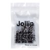 Jollin 3456pcs Flatback Rhinestones Glass Charms Diamantes Gems Stones for Nail Art 6 Size ss4~ss12 Topaz