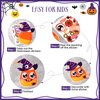 Pajean 24 Pack Halloween Craft Kits Make Your Own Halloween Craft DIY Halloween Craft Stickers Ornament DIY Arts and Crafts for Kids Classroom Activities