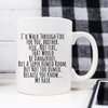 YouNique Designs I’d Walk Through Fire for You Brother Coffee Mug, 11 Oz, Brother Gifts for Brother Adult, Funny Brother Mug from Sister, Birthday Gifts For Brother