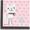 Creative Converting Purr-FECT Luncheon Napkins Party Supplies, 6.5", Multicolor