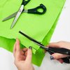 2 pcs Pinking Shears Scissors for Fabric, DaKuan 2 Models Fabric Scissors, Zig Zag Scissors, for Crafting, Paper Cutting, Fabric, Leather Materials (5 mm Triangular And Rounded Teeth)