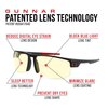 Gaming Glasses | Blue Light Blocking Glasses | Torpedo 360/Onyx by GUNNAR | 65% Blue Light Protection & Sun Lens, 100% UV Light, Anti-Reflective To Protect & Reduce Eye Strain & Dryness