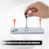 Qianyu 16 Pcs Cell Phone Ring Holder Grips 360°Rotation Finger Ring Stand Heart Cute Universal Adhesive Metal Hook Kickstand for DIY Sticky Cell Case Pad Charms Tablet Hanging Supplies Accessories