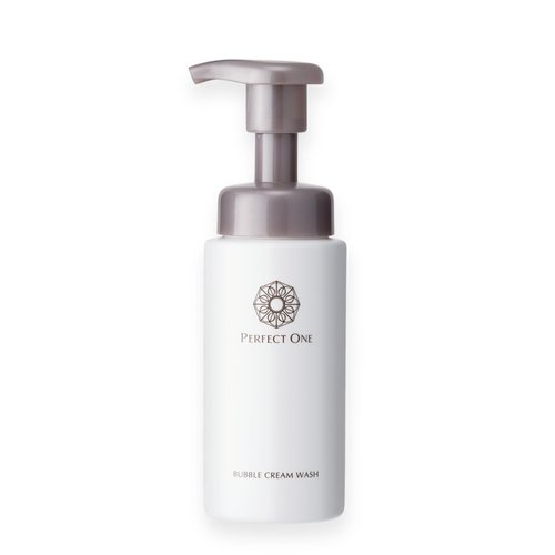 Perfect One Bubble Cream Wash 7.1 fl. oz. (210 ml) | Foam-to-Cream Facial Cleanser with Beauty Ingredients | Gentle Cleansing for Fresh and Radiant Skin | Prpduct of Japan
