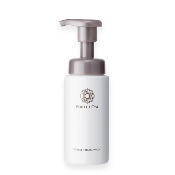 Perfect One Bubble Cream Wash 7.1 fl. oz. (210 ml) | Foam-to-Cream Facial Cleanser with Beauty Ingredients | Gentle Cleansing for Fresh and Radiant Skin | Prpduct of Japan