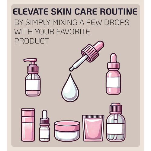 Korean Bakuchiol Concentrate Mix 2 Drops In Any Step of Your Skin Care Routine Retinol Alternative Non GMO Vegan Certificate Safe Natural Botanical Antioxidant Cold Pressed 10000ppm 30ml