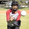 Champion Sports Steel Softball Face Mask - Classic Fielders Masks for Adults - Durable Head Guards - Premium Sports Accessories for Indoors and Outdoors - White