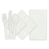 White Solid Luncheon Paper Napkins (Pack of 20) - Elegant & Durable Design - Perfect for Parties, Events & Celebrations