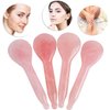 Rose Quartz Jade Spoon Roller Real Gua Sha Board Mushroom Massager Face Lifting Tool Facial Guasha Massage tool (Spoon shape)