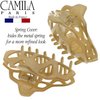 Camila Paris CP2516 French Hair Clip for Women, Beige, Girls Hair Claw Clips Jaw Fashion Durable and Styling Hair Accessories for Women, Strong Hold No Slip Grip, Made in France