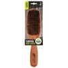 Titan Hard Curved Wave Brush For Men All Hair Textures – 1pc, Natural Boar Bristles Wooden Handle, Wooden Hair Brush