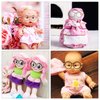 Toyvian 20PCS Mini Doll Glasses Metal Wire Glasses Miniature Crafts Glasses Frames Classic Eyewear Dollhouse Glasses Tiny Eyeglasses Small Doll Costume Glasses Frames for Crafts