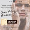 Cedarwood Luxury Handmade Bar Soap for Face & Body, Skin Soothing, Gentle Cleansing, Moisturizing & Nourishing - Shea Butter & Natural Oils. Cold Process. For All Skin Types (Men & Women). 5.0 Oz.
