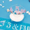 Didder 5th Mermaid Theme Birthday Party Sash and Crown Outfit for Little Girls Ocean Themed Birthday Party Decorations for Girls