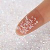HUETFAT 8800Pcs Pixie Nail Crystals Rhinestones-Micro Nail Beads 1.2mm Mini Glass Diamonds Dust Nail Jewels-Tiny Small Gems Stones Iridescent Swarovski Shine-Charms Accessories for Nail Art(Clear AB)