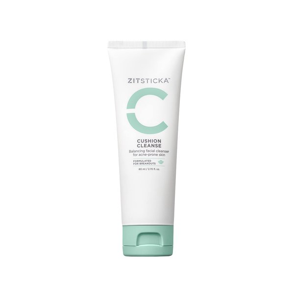ZitSticka CUSHION CLEANSE Hydrating Facial Cleanser for Sensitive, Breakout-Prone Skin, Non-Stripping, Barrier-Boosting | 80ml / 2.7 oz (Pack of 1)