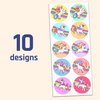 Unicorn Sticker Sheets for Kids, 1.5" - 20 Sheets, 200 Stickers