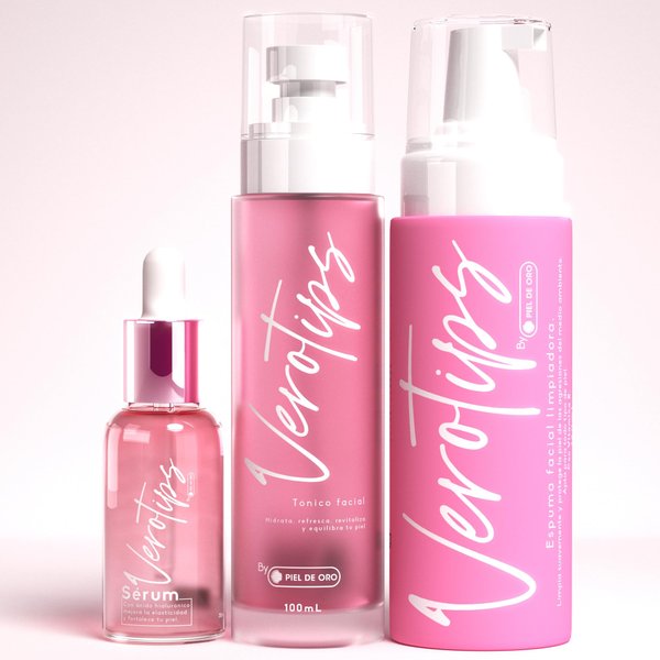 SYAM COSMETICS Skin Care Bundle with Facial Serum - Face Cleanser - Toner for Face - Verotips Womens Skin Care