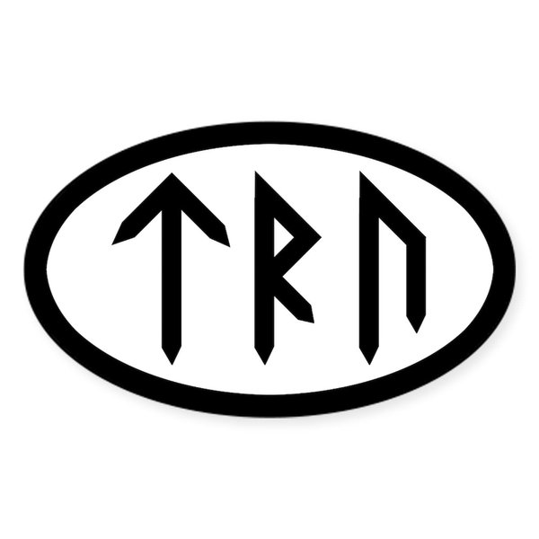 CafePress TRU Oval Sticker Oval Car Bumper Sticker