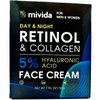 mivida Anti-Aging Retinol Cream For Face With 5% Hyaluronic-Acid | Day & Night Anti Aging Moisturizer, Collagen Cream for Face Reduces Wrinkles, Dryness and Fine Lines | 1.7 fl oz