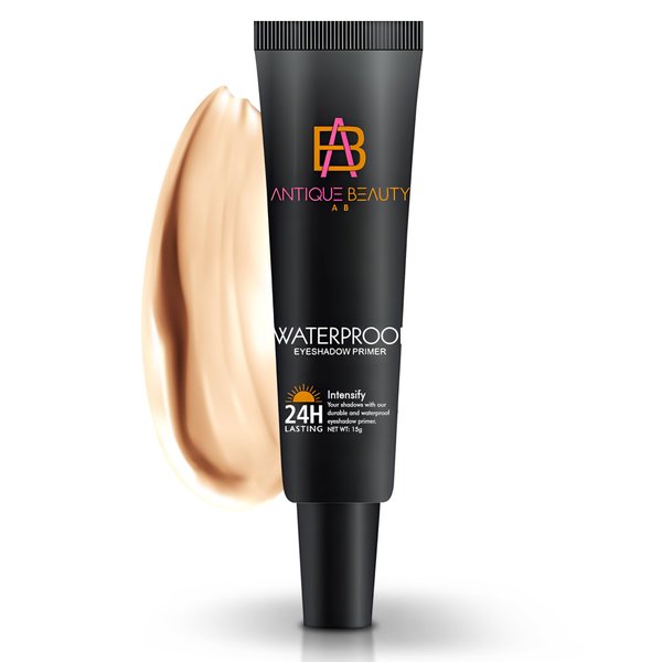 Antique Beauty Eyeshadow Primer, 24- Hour Long Lasting, Smudge Proof, Waterproof, Eye Base Make Up, Suitable For All Skin Tones / 1 Count, 15 g /