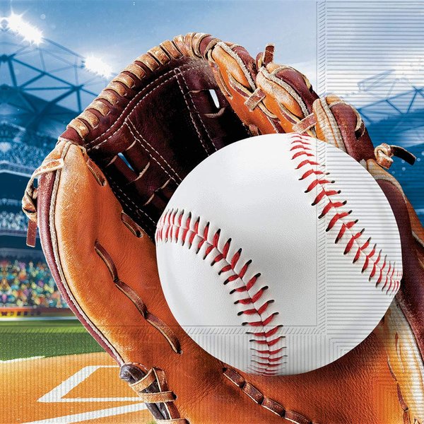 Forum Novelties Baseball Lunch Napkin (16)