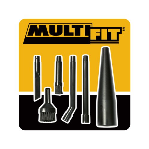 WORKSHOP Wet/Dry Vacs Multi-Fit Wet Dry Vacuum Accessories VT1215 Vacuum Micro Cleaning Kit Vacuum Attachments For Compact Wet Dry Shop Vacuum, Black, 1 pack