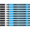 Schneider Slider Edge XB (Extra Broad) Ballpoint Pen, 1.4 mm, Light Blue Barrel, Black Ink, Box of 10 Pens (152201)