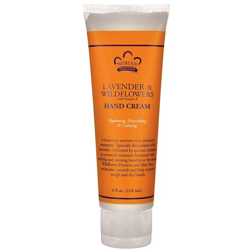 Nubian Heritage Hand Cream, Lavender and Wildflower, 4 Ounce