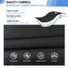 IBVIVIC 8 Par Spotlight Bag Stage Lighting Storage Bag 5/16'' Padded 8 Par Lights Bag with Dividers, Handle, Strap, Black