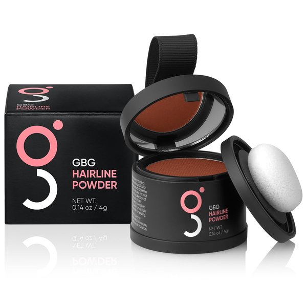 Hairline Powder Instantly Conceals Hair Loss, Root Touch Up Hair Powder, Hair Toppers for Women & Men, Hair Fibers for Thinning Hair, Root Cover Up, Stain-Proof 48 Hour Formula (Auburn)