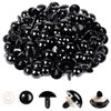 MUCUNNIA 400pcs 20mm Safety Eyes for Amigurumi with Washers Plastic Black Safety Eyes for Crochet Craft Safety Eyes for DIY Halloween Decorations Crochet Stuffed Animals Crafting