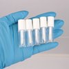 COSIDEA 10pcs Empty White 0.8ml mini lip gloss tubes Sample size lipgloss containers for sample sack lip oil DIY